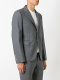 logo plaque button front blazer