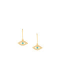 'Evil Eye Drop Biography' earrings