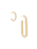 Deconstructed hoop earrings