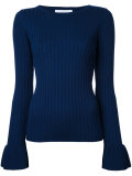 frilled sleeve jumper 