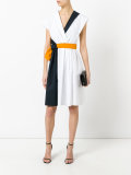 belted wrap dress