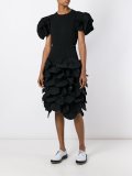 'petals' structured skirt