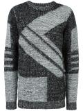 striped intarsia jumper