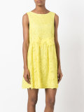 lace flared dress