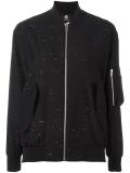arm pocket bomber jacket