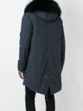 raccoon fur collar parka