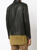 banded collar jacket