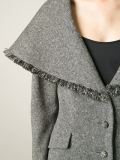 oversize collar tweed jacket