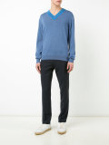 v-neck cricket sweater