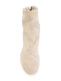 zipped flat boots