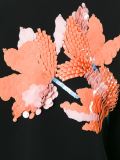 embellished flower appliqué blouse 