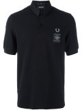 'Woven Collar Pique' polo shirt