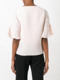 flared sleeves blouse 