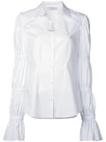 ruffled sleeves shirt 