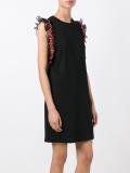floral embroidery dress