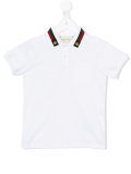 Web trim polo shirt