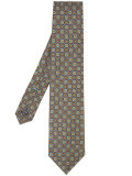 geometric print tie