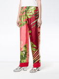 jungle print pyjama trousers