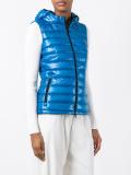 zipped hooded jacket