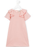 ruffled dress