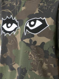 camouflage eye print T-shirt