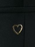 heart plaque detail coat
