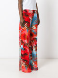 tropical print palazzo pants