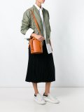 contrast lining bucket bag