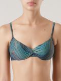 printed bikini top
