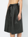 flared mid-length skirt