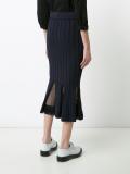 net detailing pencil skirt