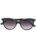 Intrecciato trim round sunglasses