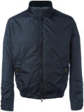 zipped bomber jacket