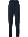 tailored straight trousers