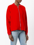 zip-up bomber jacket