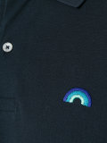embroidered rainbow polo shirt 