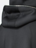 zipped detail hoody
