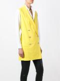 double breasted gilet