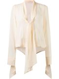 v-neck longsleeved bodysuit