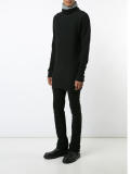 oversized polo-neck jumper 