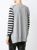 striped sleeve jumper