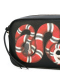 kingsnake print cross-body bag