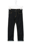 straight-leg jeans