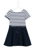 striped bow dress