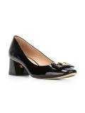 logo plaque pump shoes 
