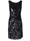 sequined chevron dress