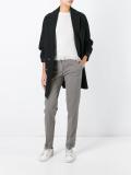 slim-fit long trousers