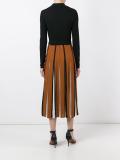 pleated wrap dress