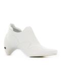 curved heel ankle boot