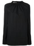 ruffle collar poplin top